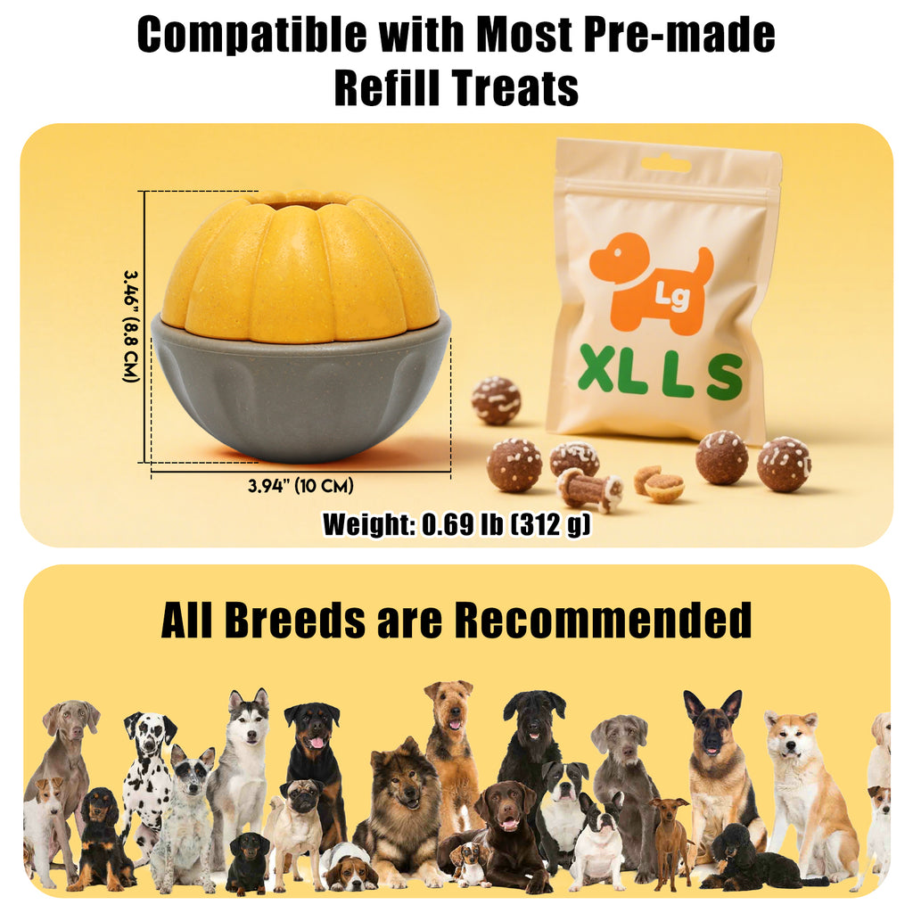 Frozen Dog Toy Durable Puzzle Feeder for Treat Dispensing and Enrichment Play