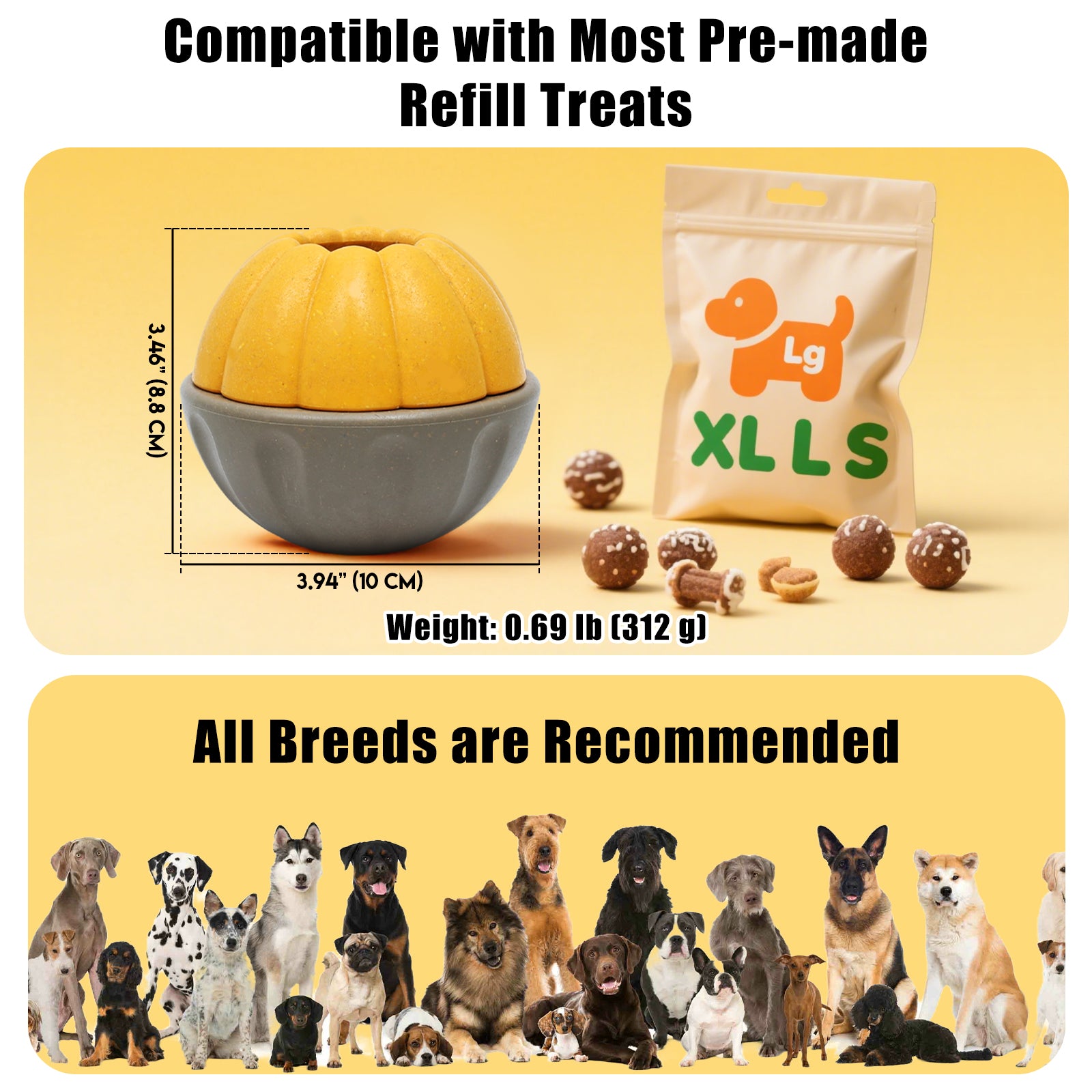 Frozen Dog Toy Durable Puzzle Feeder for Treat Dispensing and Enrichment Play