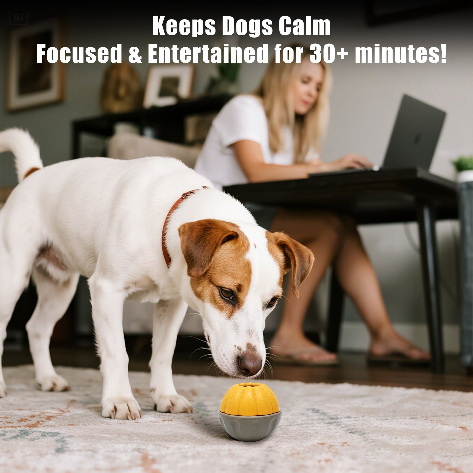 Frozen Dog Toy Durable Puzzle Feeder for Treat Dispensing and Enrichment Play