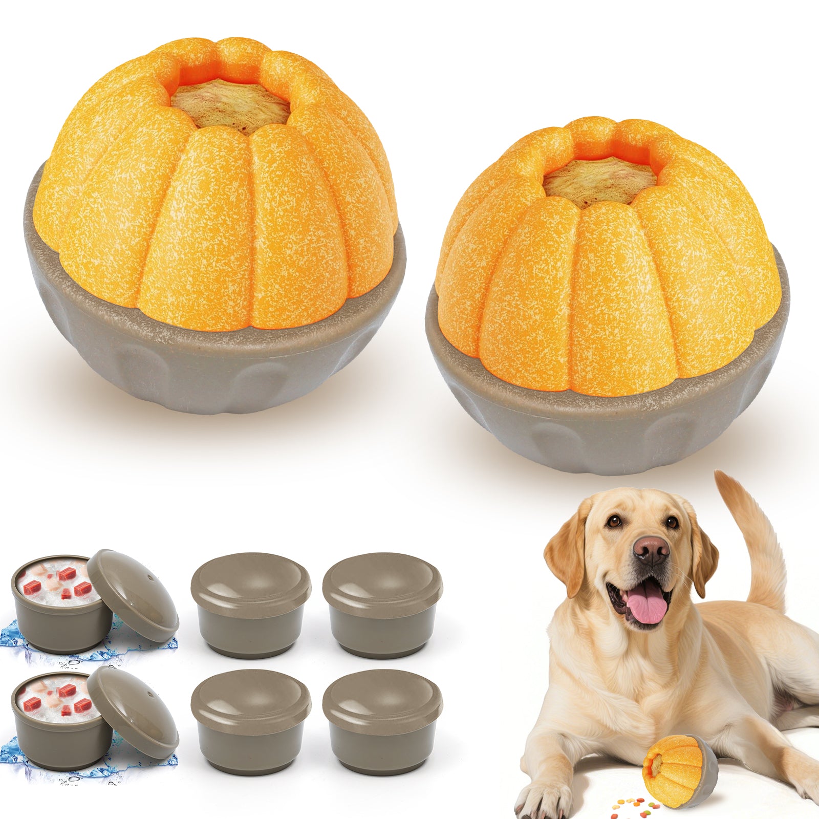 Frozen Dog Toy Durable Puzzle Feeder for Treat Dispensing and Enrichment Play